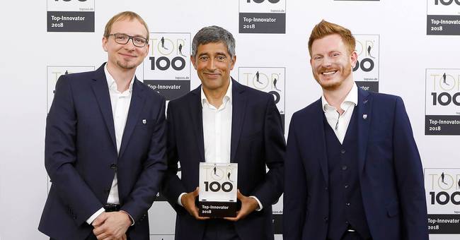 TOP100 Innovator 2018 - Daniel Gal, Ranga Yogeshwar, Kristian Kraft TOP100 Innovator 2018 - Daniel Gal, Ranga Yogeshwar, Kristian Kraft