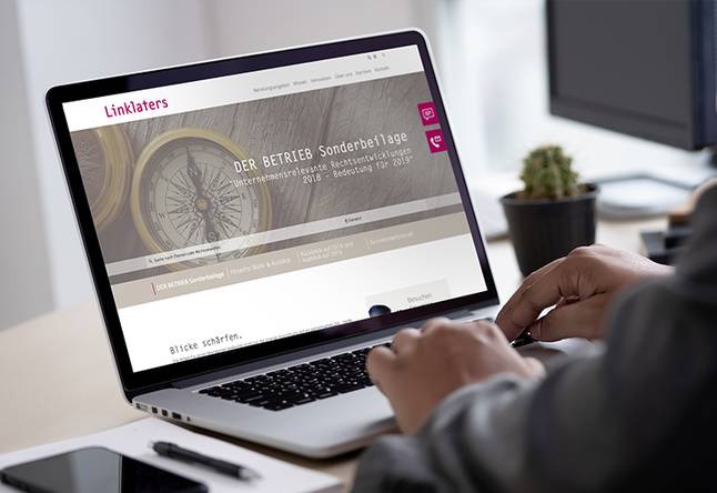 Linklaters Responsive Relaunch